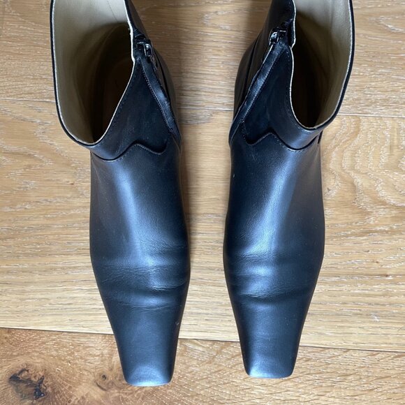 KHAITE Black Marfa Ankle Boots - Picture 2 of 5